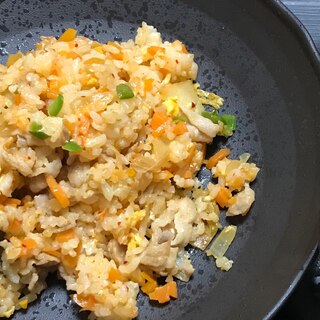 豚ばらキムチ炒飯